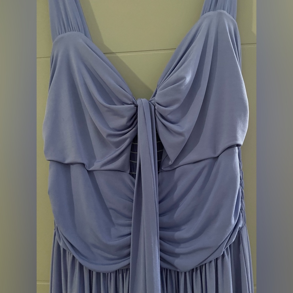 Chic Backless Lavender Dress